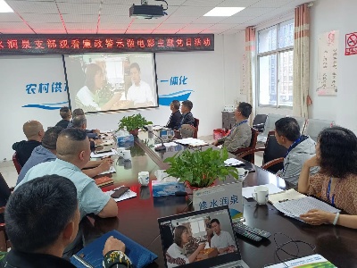 修水潤泉供水公司黨支部：觀看廉政微電影 傳導廉潔正能量