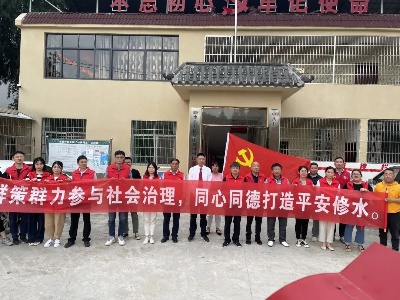 县交通运输局主题党日下村宣传“市域社会治理现代化”