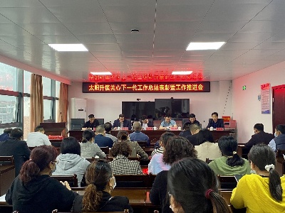 太阳升镇召开关心下一代工作总结表彰暨工作推进会