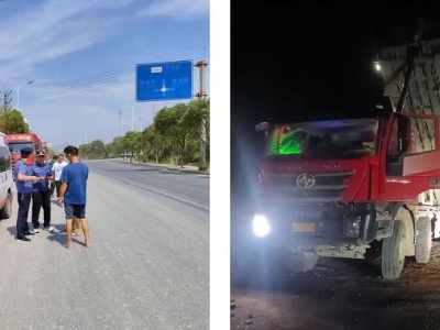 县交运执法大队全力整治货车“超限超载”