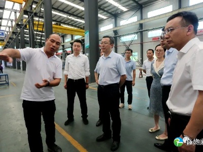 市政府副市長鮑成庚到我縣考察調研