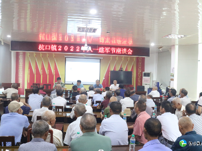 杭口镇召开2022年八一建军节座谈会