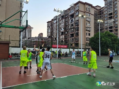 修水生態環境局聯合溪口鎮政府舉辦“全民健身”籃球友誼賽
