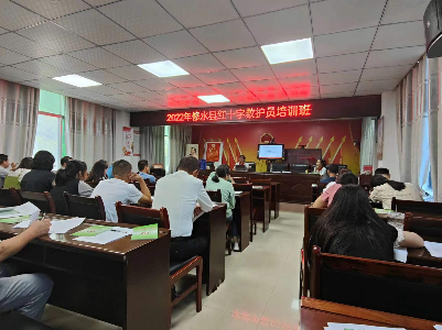 庙岭乡召开“红十字应急救护”培训班
