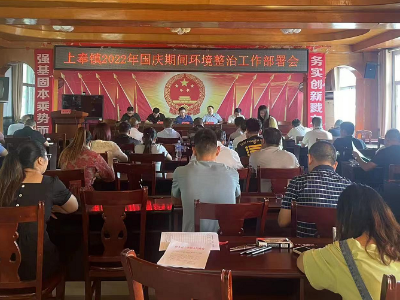 上奉镇：环境整治再发力 干净整洁迎国庆
