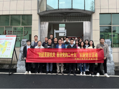 石坳乡开展“创建美丽机关 喜迎党的二十大”主题党日活动