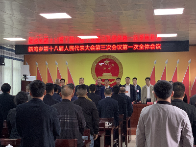 新湾乡十八届人民代表大会第三次会议召开