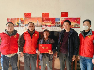 杭口镇：送健康送温暖  春节慰问暖人心  
