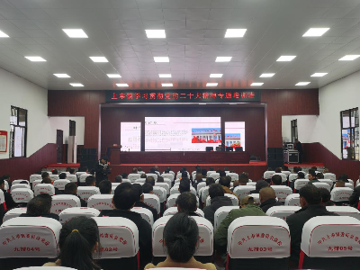 上奉镇召开学习贯彻党的二十大精神专题培训班