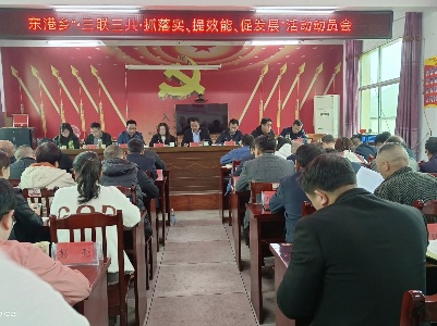 东港乡召开“‘三联三共’抓落实、提效能、促发展”活动动员会