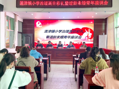 渣津镇召开适龄未婚青年座谈会