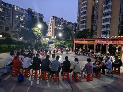 【“三联三共”党建赋能】义宁镇承风社区联合党建共建单位召开网格板凳会