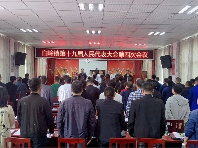 白嶺鎮召開第十九屆人民代表大會第四次會議