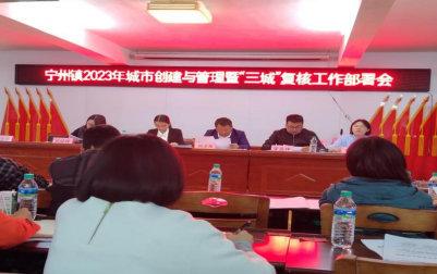 【三联三共党建赋能】宁州镇扎实推进城市创建工作