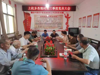 【“三联三共”党建赋能】上杭乡杏港村开展庆“七一”系列活动
