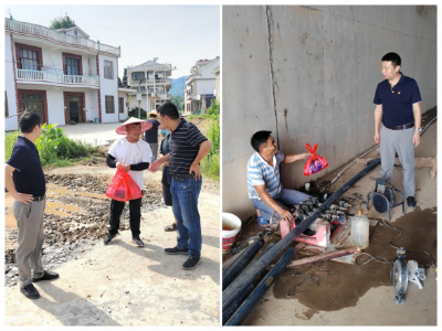 【“三联三共” 党建赋能】上杭乡：关爱工人清凉度夏   推进项目高温前行