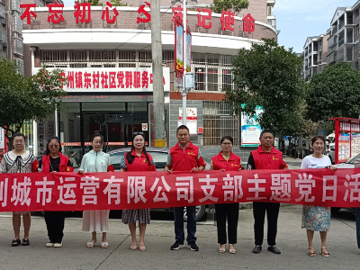 【“三联三共” 党建赋能】主题党日进社区，卫生城市共创建