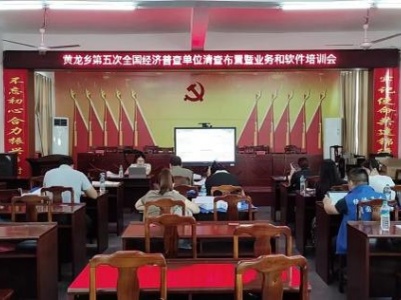 【“三联三共”  党建赋能】经济普查齐参与 入户清查摸家底—黄龙乡第五次全国经济普查单位清查工作正式启动