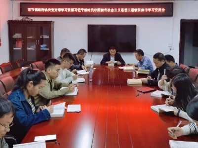 【学思想 强党性 重实践 建新功】古市镇政府机关党支部召开学习贯彻习近平新时代中国特色社会主义思想主题教育集中学习交流会