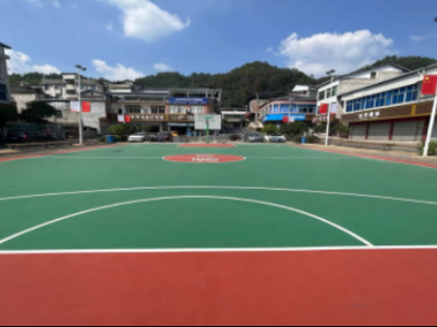 【我为群众办实事】溪口镇：篮球场地“焕新颜” 改造升级暖人心