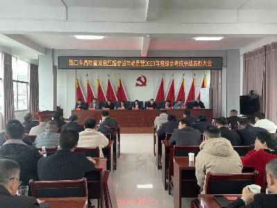 路口乡召开高质量发展赶超奋进年动员暨2023年度综合考核总结表彰大会 
