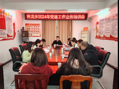 黄龙乡召开党务工作者业务培训会