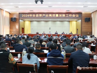 全县茶产业高质量发展工作会议召开