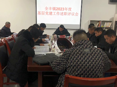 全丰镇组织召开2023年度基层党建工作述职评议会