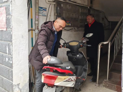 竹坪乡开展电动自行车专项行动