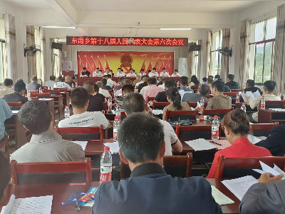 东港乡召开第十八届人民代表大会第六次会议