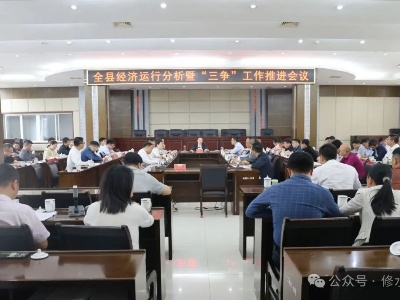 全县经济运行分析暨“三争”工作推进会召开