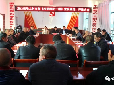 港口镇“四诺两比一看”活动成效显