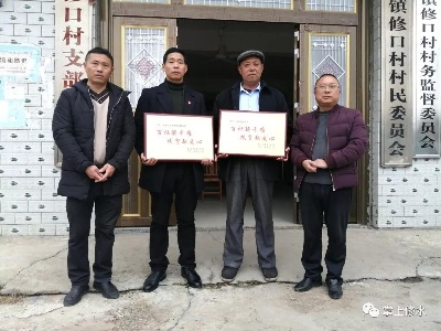 这个村安装路灯后晚上到处亮堂了