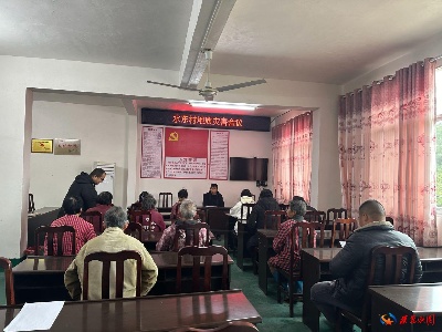 【乡镇动态】鼎龙乡水东村组织开展地质灾害巡查活动