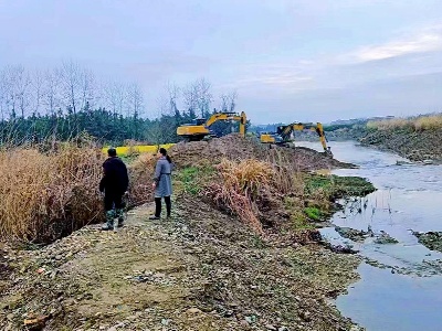 大港镇： 疏浚泄洪河道 保障村民和粮食安全
