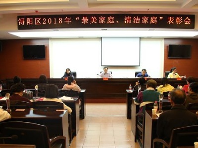 浔阳区召开2018年度“最美家庭”、“清洁家庭”表彰会