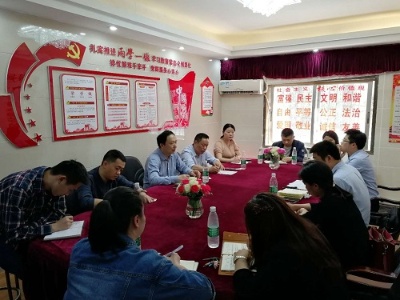 区委副书记王风雷检查指导人民路街道“三城同创”工作[图]