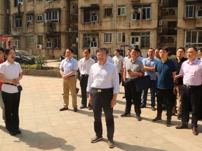 省人防办主任彭光华视察浔阳区人防工程建设
