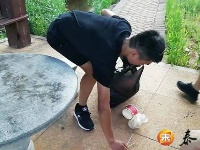 交警大队组织开展创卫与体能大练兵活动