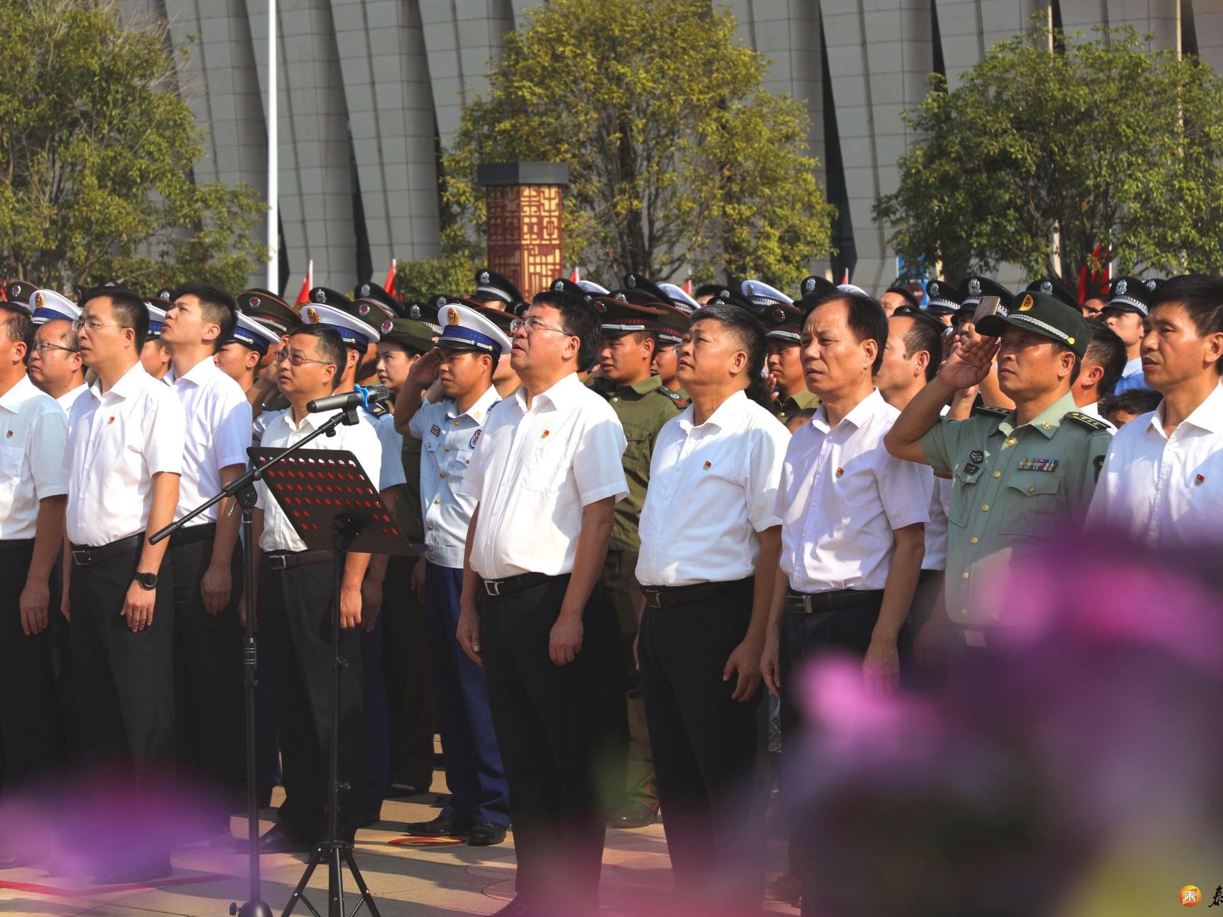 泰和：举行升旗仪式庆祝新中国成立70周年