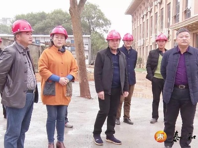蒋兴灿调研创卫工作情况