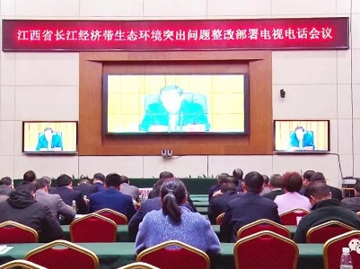 全省长江经济带生态环境突出问题整改部署电视电话会议召开