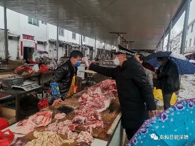 碧溪镇：确保群众“菜篮子”安全卫生