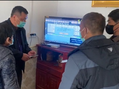 网上学习电视出故障  雪中送炭干部解忧愁