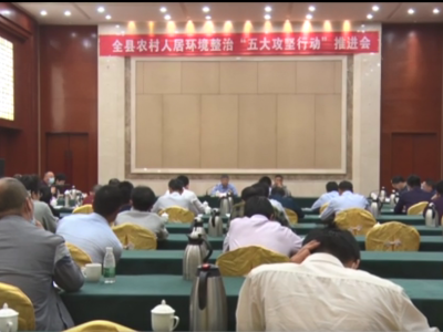 全县农村人居环境整治“五大攻坚”行动推进会召开
