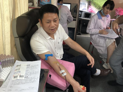 泰和县自然资源局积极参加无偿献血活动