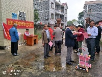 武山垦殖场油居分场开展“庆国庆迎中秋暨珍惜粮食杜绝浪费”宣讲活动