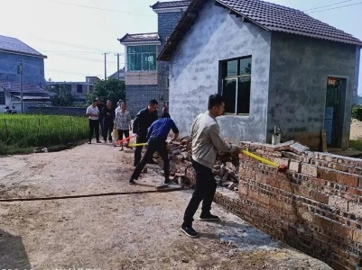 螺溪镇向乱占耕地、违章建筑坚决说不！