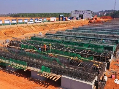 百日攻坚在行动 | 泰和沿溪码头建设施工忙