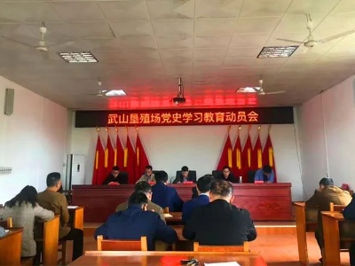 【学党史 悟思想 办实事 开新局】武山垦殖场召开党史学习教育动员会